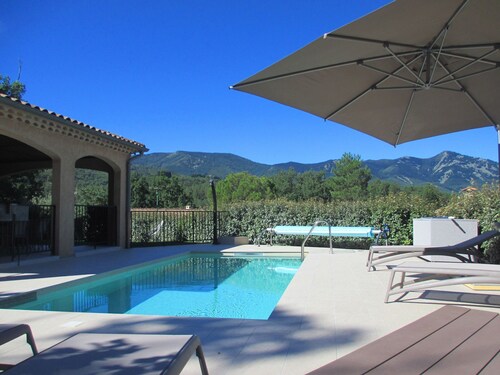 Beautiful, Comfortable Villa With Private Pool, 1 km From the Picturesque Jaujac