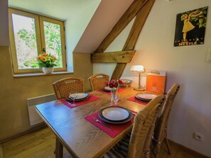 Dining - French Cottage With Private Pool and Spectacular Views (Montcabrier)