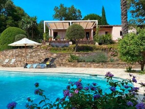 Exterior - Peaceful Villa in Cogolin With Private Pool (La Mole)