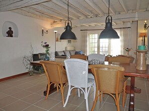 Dining - Modern Mansion in Comberouger With Swimming Pool (Comberouger)
