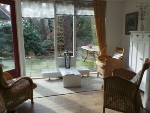 House | Living room | DVD player - Nice House with Garden near Lemelerberg (Lemele)