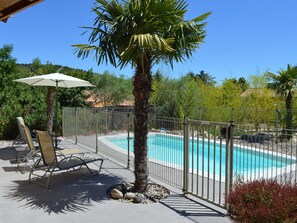 Outdoor pool - Cozy Villa in Sampzon With Swimming Pool (Sampzon)