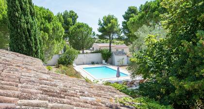 Villa in Campagnan With Pool and Vineyard Views
