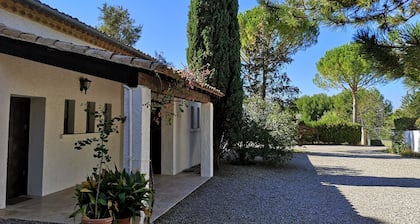 Villa in Campagnan With Pool and Vineyard Views
