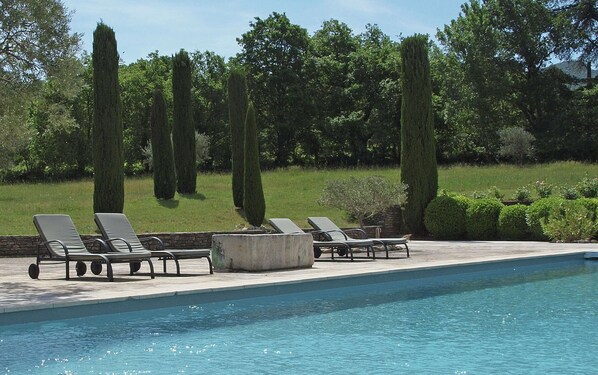 Villa | Pool | Indoor pool, outdoor pool - Oppede Villa With Private Pool (Oppede)