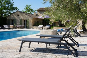 Villa | Pool | Indoor pool, outdoor pool - Oppede Villa With Private Pool (Oppede)