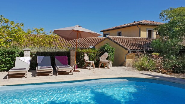 Villa | Pool | Outdoor pool - Luxury Villa in Preixan With a View of Carcassonne (Preixan)