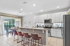 Microwave, dishwasher, high chair