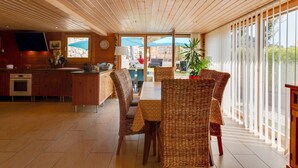 Dining - Modern Holiday Home in Le Cheylard With Fireplace (Le Cheylard)