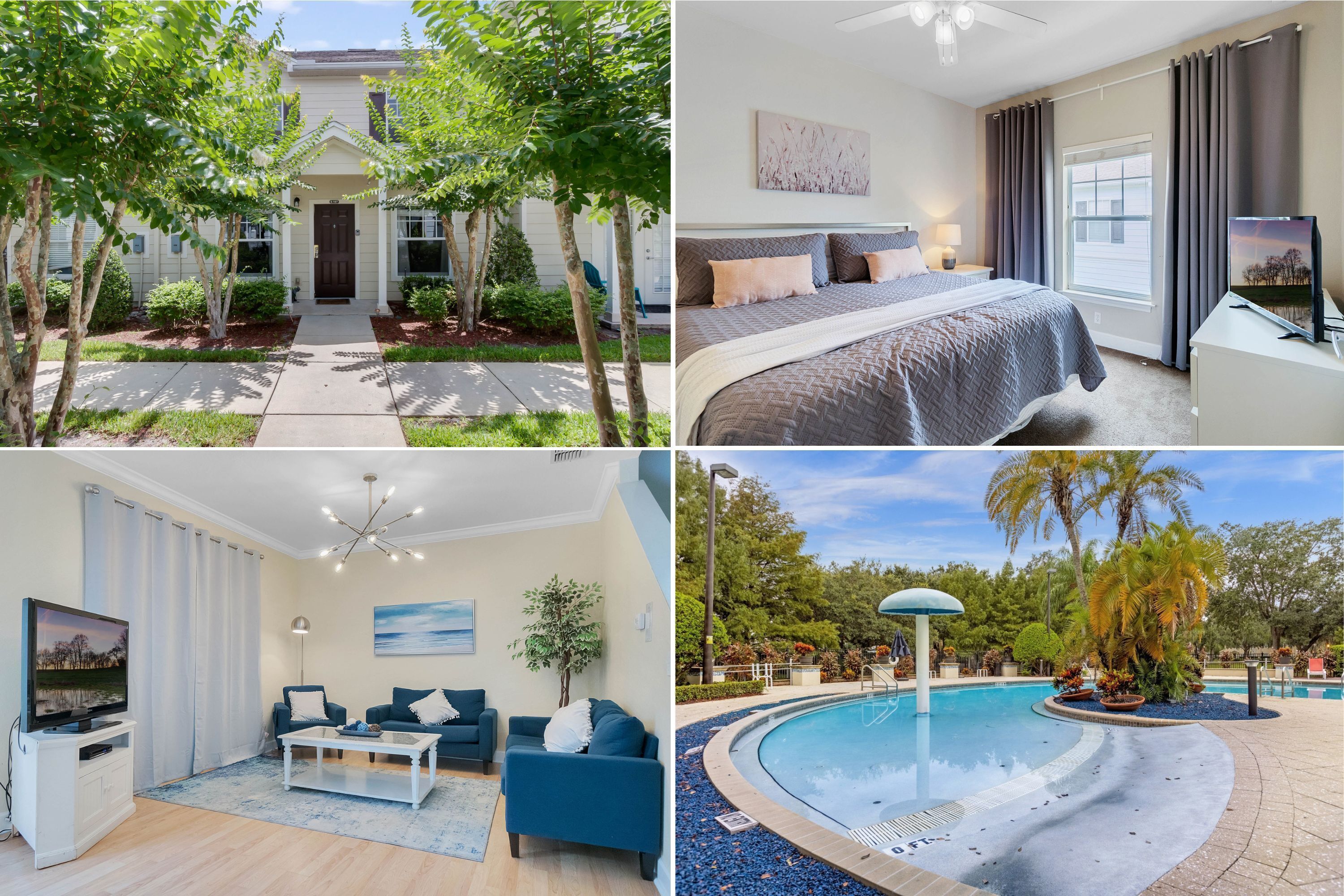 4 Bedrooms / 3 Bathrooms / Lucaya Village (7-104)