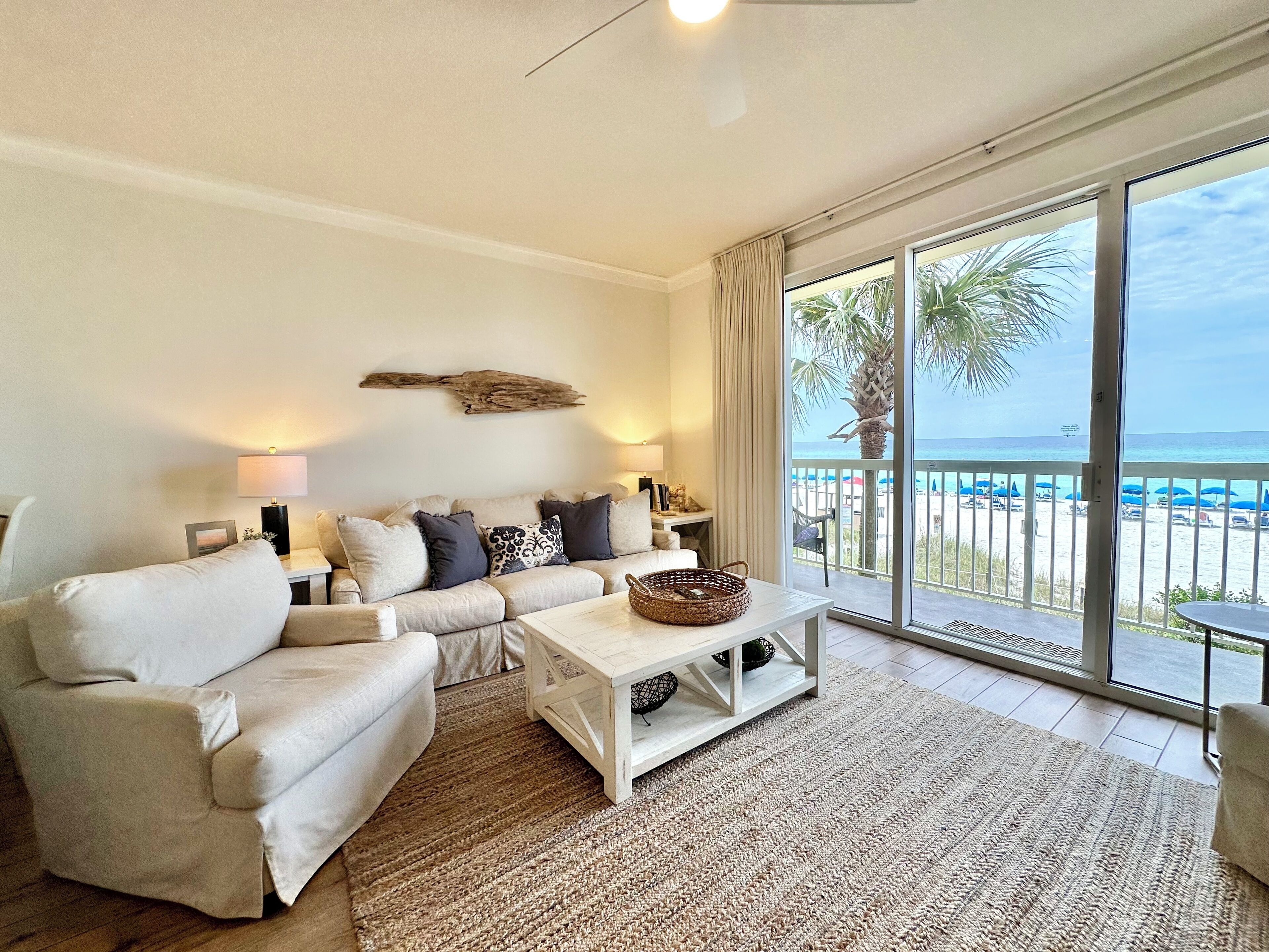 1st Floor! ~Celadon Beach~2 Reserved Parking Spaces~ Complimentary Beach Chair Service!!