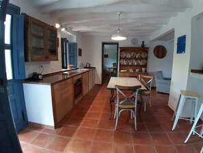 Interior - Andalucian farmhouse set in its own land with beautiful terraces, garden & pool. (Olvera)