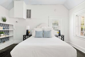 2 bedrooms, iron/ironing board, travel crib, WiFi