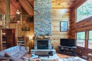 Smart-tv, pejs, dvd-afspiller, bøger