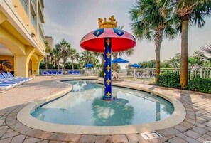 Indoor pool, outdoor pool - Newly renovated 15th floor Direct Oceanfront Condo (Myrtle Beach)