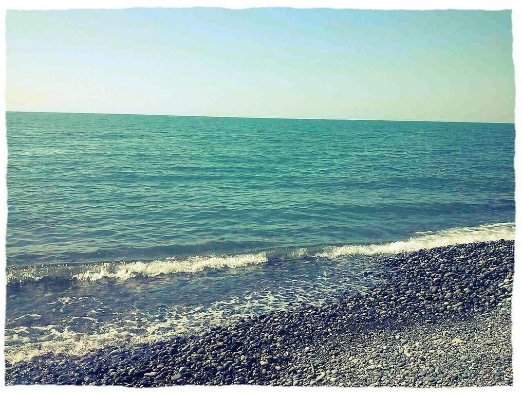 On the beach
