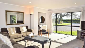 Flachbildfernseher, Kamin, Netflix, Streaming-Dienste