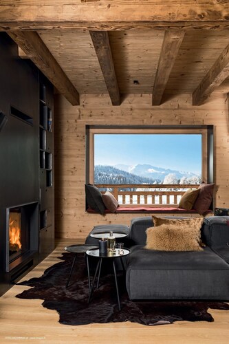 Luxury chalet at the foot of the slopes with swimming pool, spa & hammam - Samoens
