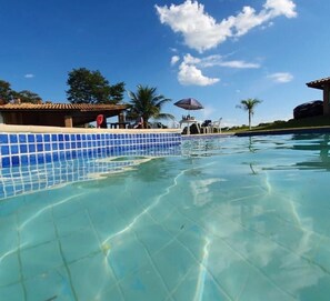 Outdoor pool - Sítio Refúgio do Alto (Piracicaba)