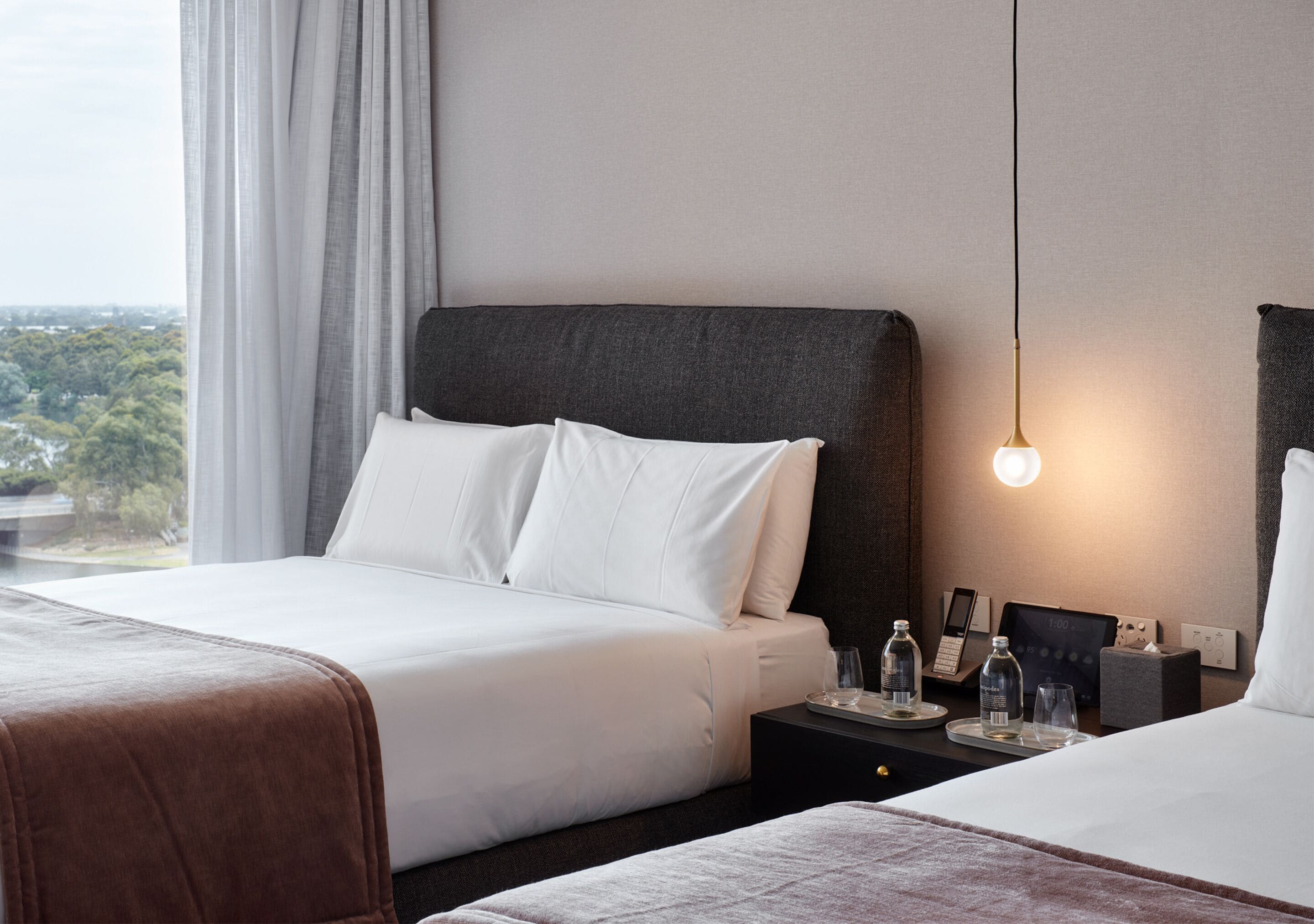 allure twin rooms | premium bedding, free minibar items, in-room safe, desk
