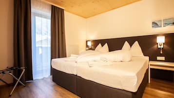 2 soverom, safe på rommet og wi-fi (inkludert)