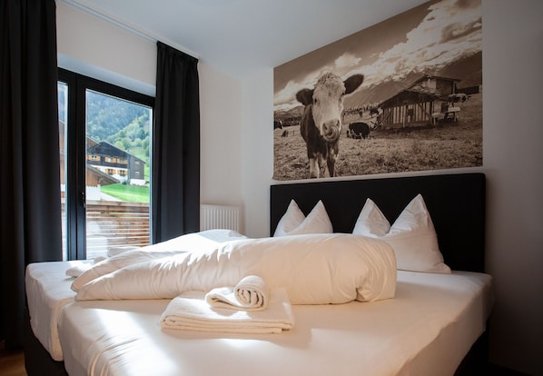 2 Schlafzimmer, Zimmersafe, kostenloses WLAN