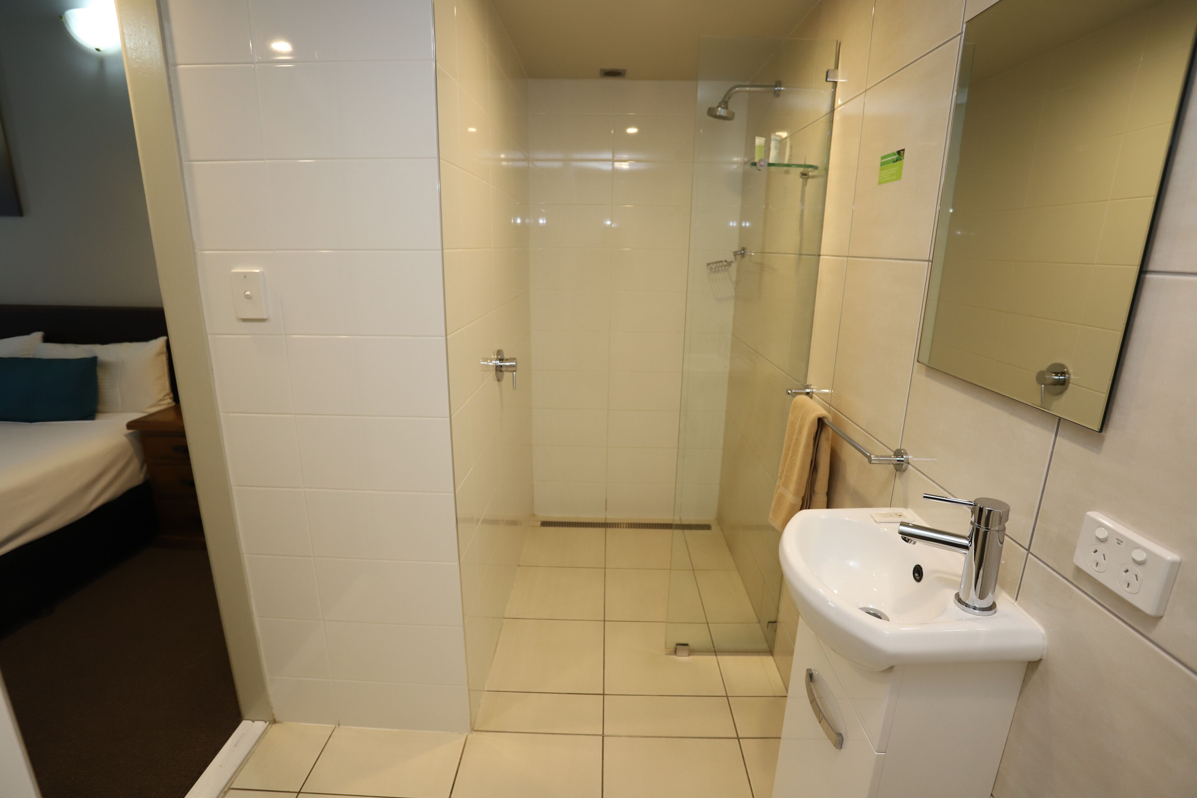 Free toiletries, hair dryer, towels, soap