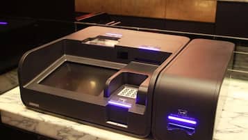 Mostrador para check-in y check-out