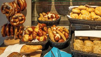 Daily buffet breakfast (EUR 15 per person)