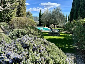 View from property - Mansion in Vaison-la-romaine With Private Pool (Saint-Romain-en-Viennois)