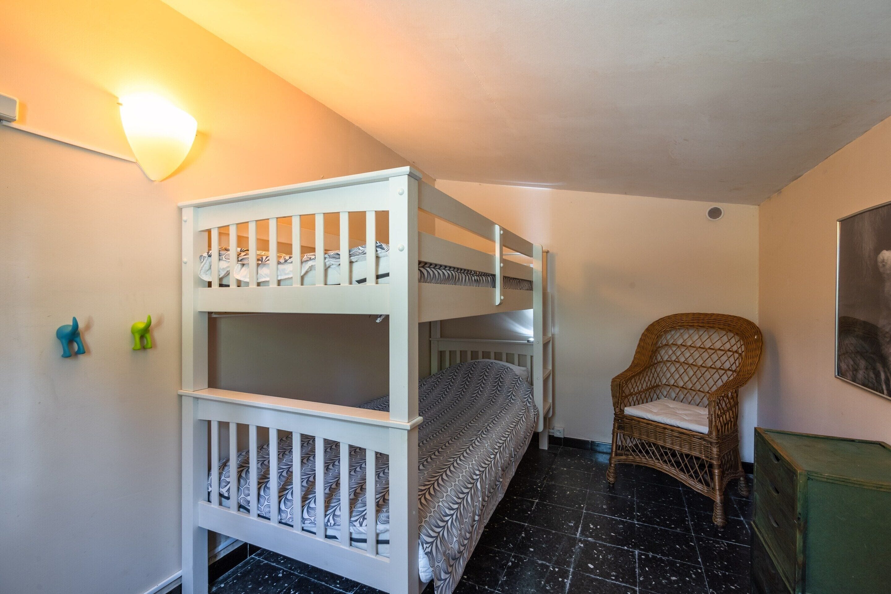 3 bedrooms, individually furnished, bed sheets