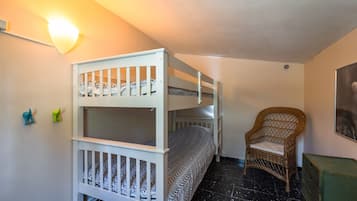 3 bedrooms, individually furnished, bed sheets