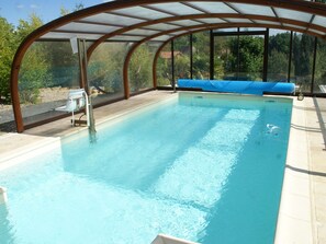 Outdoor pool - Quaint Holiday Home in Castelnaud-la-chapelle With Terrace (Castelnaud-la-Chapelle)