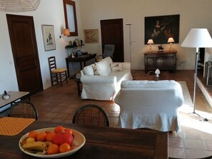 Fireplace, DVD player - Lavish Holiday Home in Le Plan-de-la-tour With Swimming Pool (Plan-de-la-Tour)