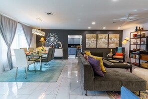 Smart TV, books, offices