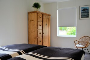 Bungalow | 2 Schlafzimmer, individuell eingerichtet, Bettwäsche