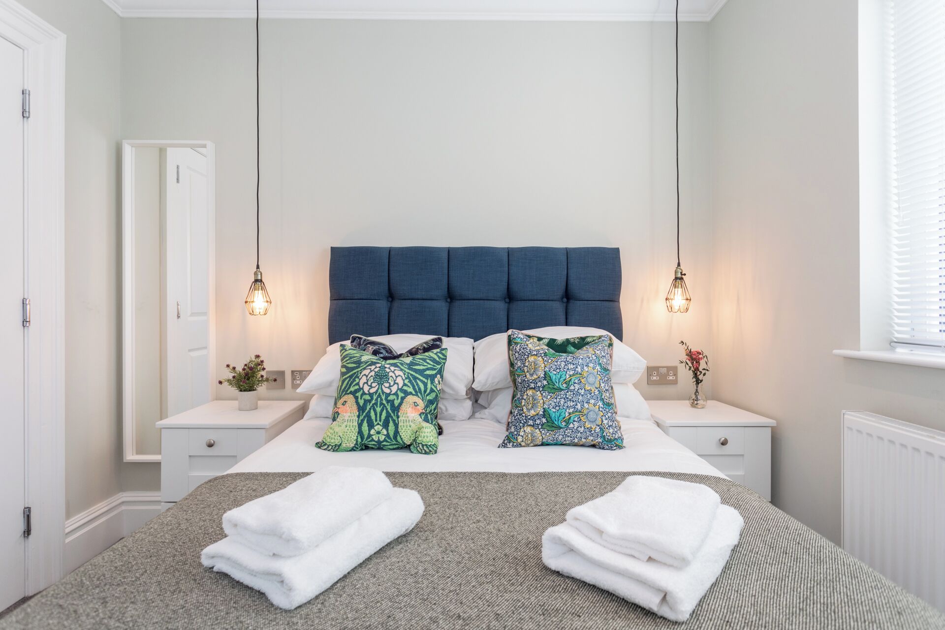 豪華公寓, 2 間臥室 | 高級寢具、獨特裝潢、布置獨特、書桌