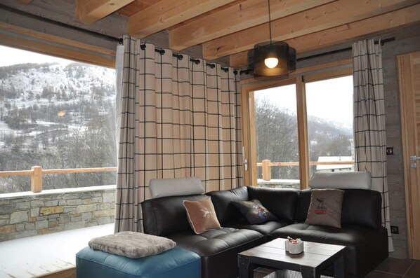Living room - Cosy Valloire Family Chalet (Valloire)