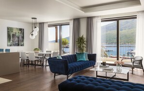 Room, 1 King Bed, Accessible, Sea View (2 Bedrooms - Bonaca Sea View) | Living area | Smart TV