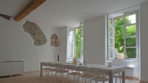 Dining - Stunning Loft in a Monastery, in Village With Park Garden and Pool (Chalabre)