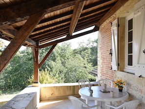 Ferienhaus | Balkon