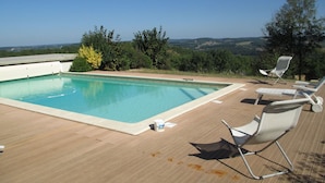 Outdoor pool - Beautiful Holiday Home in Mauroux With Swimming Pool (Montayral)