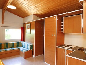 House | Living room - Detached Chalet With a Covered Terrace in Green Surroundings (Rivieres)