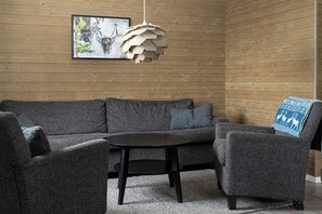 Cabane Supérieure, 2 chambres (6 Beds) | Coin séjour