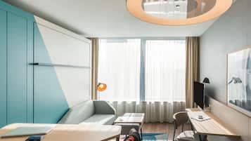 Studio - 1 dubbelsäng | Skrivbord, ljudisolering, gratis barnsängar och gratis wi-fi