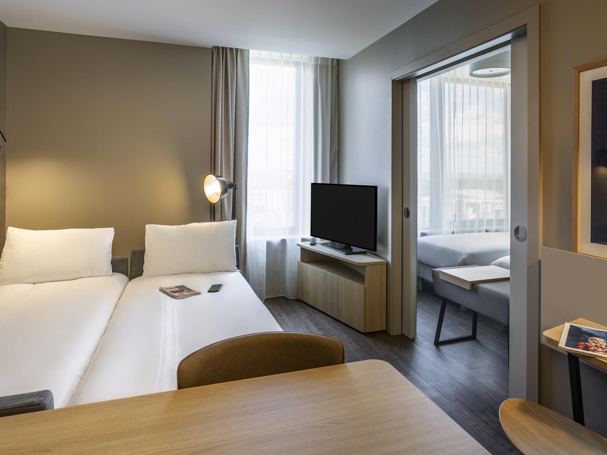 Twin Room, 1 Bedroom | Desk, soundproofing, free cots/infant beds, free WiFi