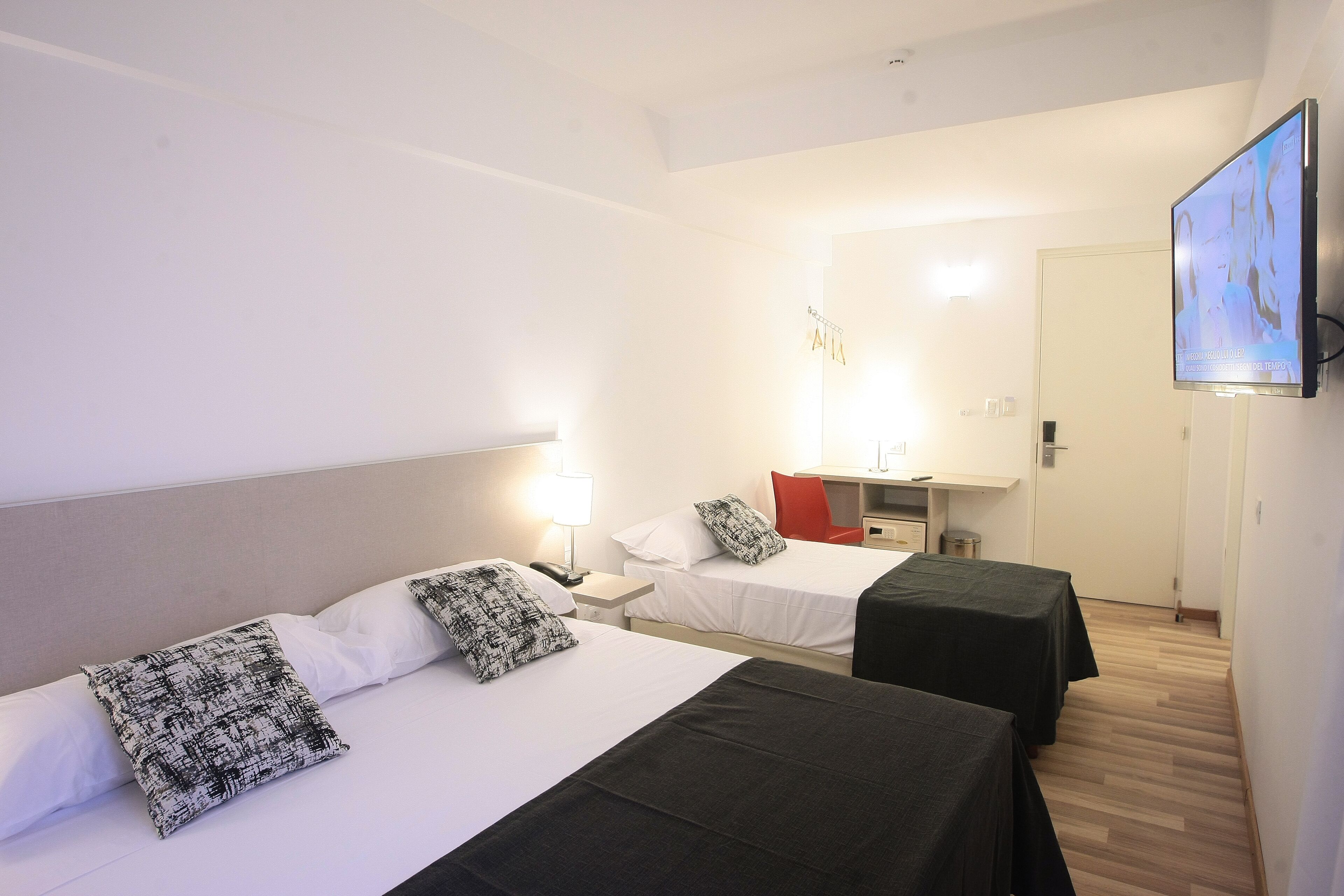 triple room | in-room safe, blackout curtains, soundproofing, iron/ironing board