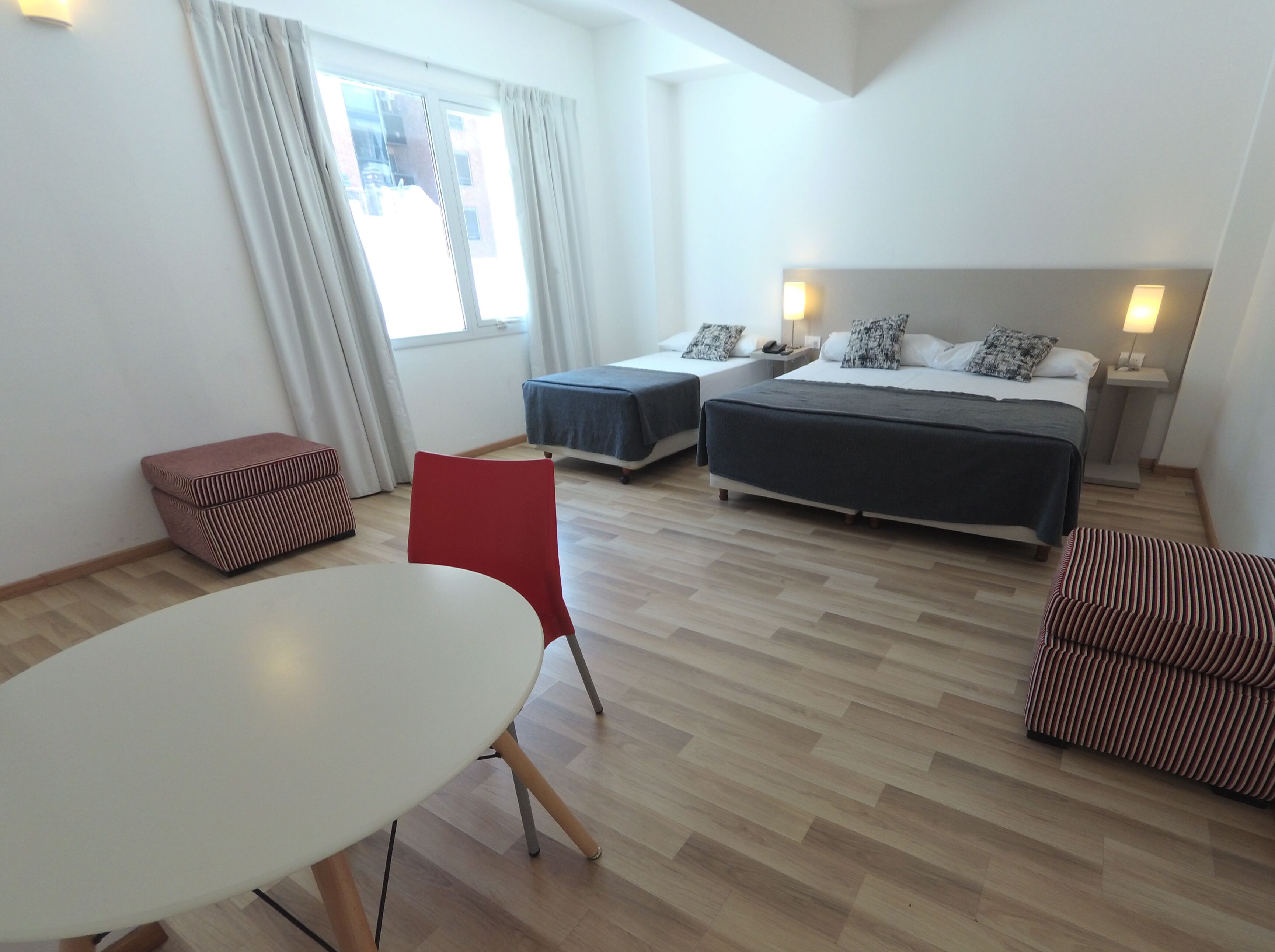 triple room | in-room safe, blackout curtains, soundproofing, iron/ironing board