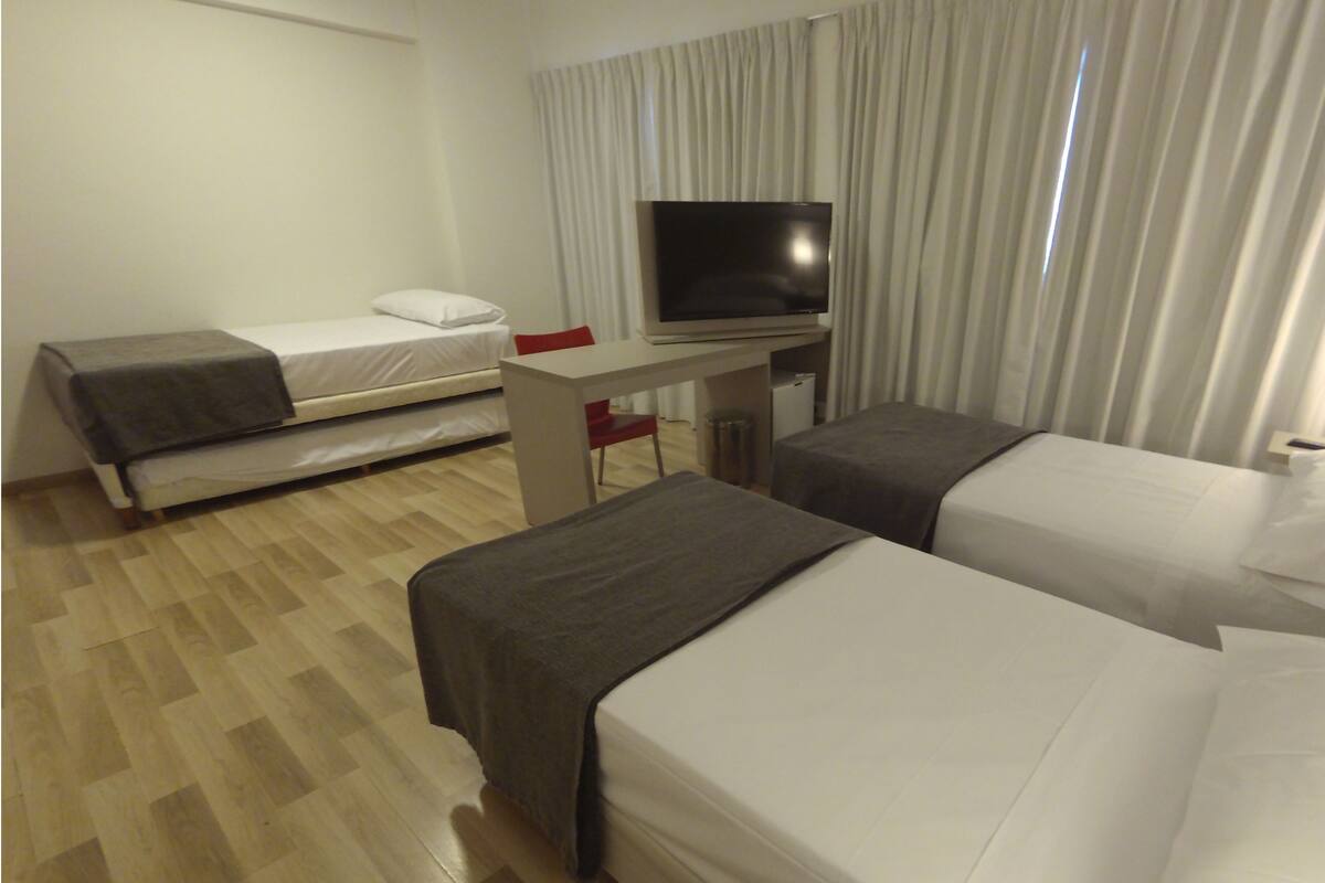 quadruple room | in-room safe, blackout curtains, soundproofing, iron/ironing board