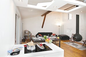 Familien-Stadtwohnung, Mehrere Schlafzimmer, 2 Bäder (Casa Alla Grotta) | Innenbereich